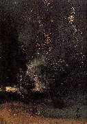 James Abbott McNeil Whistler Nocturne in Black and Gold The Falling Rocket oil painting picture wholesale